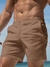 Manfinity RelaxMax Men's Elastic Waist Straight Shorts Crochet Board Nylon Cool Yee Haw Plain All White Vacation Sexy Husband