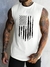 Men's Summer USA Flag Print Sleeveless Casual Tank Top - buy online