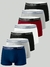 Manfinity EasyFave 7 Pack Men's Letter Logo Elastic Waistband Comfortable Boxer Briefs - buy online