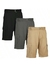 3-Pack Men's Belted Cotton Cargo Shorts - comprar online