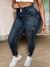 Image of SHEIN Lady Plus High Waist Ripped Skinny Jeans