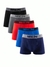 5pcs/Pack Men's Letter Jacquard Waistband Briefs en internet