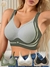 3pcs/Set Contrast Color Seamless Bras For Women, Wire-Free Lightly Lined Lift & Enhancing Full Coverage Bras, Anti-Sagging on internet