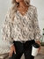 Women's V-neck Elegant Autumn Clothes Shirt