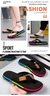 Men's Flip Flops Summer Outdoor Non-slip Soft Bottom Sandals Woven Belt Clip - loja online