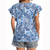 Women's Printed Casual Round Neck Blouse na internet