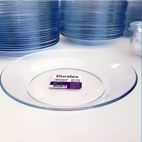 Conjunto Jogo de Pratos Fundo Astral Duralex Vidro - Nadir