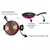 Conjunto kit Jogo de panelas Rosa 16 peças Antiaderente Teflon Com Tampa de Vidro utensílios Cozinha en internet