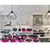 Conjunto kit Jogo de panelas Rosa 16 peças Antiaderente Teflon Com Tampa de Vidro utensílios Cozinha - ALLPHA SHOPE