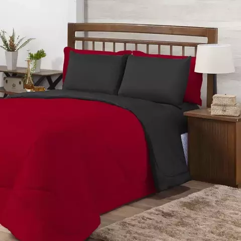 Edredom Para Cama De Queen Dupla Face 01 Unidades Frio Inverno