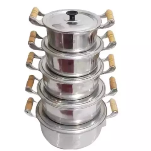 Jogo de Panelas Alumínio Batido Fundido Caçarolas 14 ao 22 jogo com 3 ou 5 peças