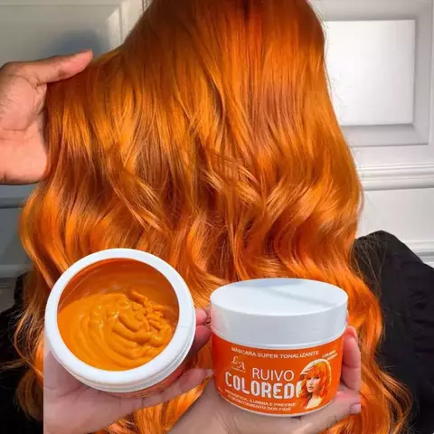 Tonalizante Ruivo Acobreado - S/ Amônia - Resultado 100% Natural La cosméticos 300g - buy online