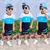 Conjunto infantil juvenil de verão, kit bermuda e camisa do dois ao 12 anos - loja online