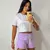 Conjunto feminino Moletinho basico cropped basico short moletom feminino conjunto cropped e short