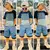 Conjunto infantil juvenil de verão, kit bermuda e camisa do dois ao 12 anos
