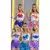KIT COM 5 PIJAMAS BABY DOLL SUEDE - comprar online