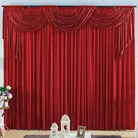 Cortina Emilly P/ Igreja Sala Quarto 3,00 X 2,70 Malha Gel