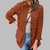Loose Women's Long-sleeve Plaid Shirt na internet