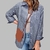 Imagem do Loose Women's Long-sleeve Plaid Shirt