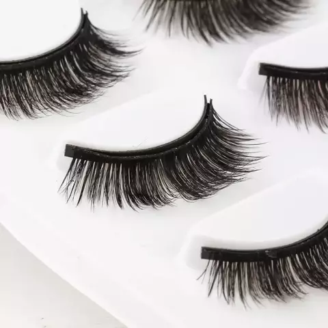 Cílios Magnéticos 3D Mink Cílios Delineador Magnético 3D Lash Curto Cílios