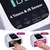 Espelho Reflective Nail Lamp com Metal Pad, Secador de Manicure sem fio, luz UV