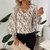 Women's V-neck Elegant Autumn Clothes Shirt