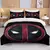 Marvel Deadpool Impresso Quilt Cover e Fronha Conjunto de Cama para crianças e