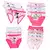 Minnie Cotton Underwear para meninas, calcinhas de desenhos animados para crianças, cuecas infantis, calcinha plana, 2PCs por saco, 2-10Y, novo