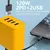 120w carregamento rápido 4 portas carregador de telefone móvel qc3.0 usb tipo na internet