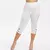 Imagem do Leggings casuais sem costura feminina, calça curta de capri, capri tamanho gran