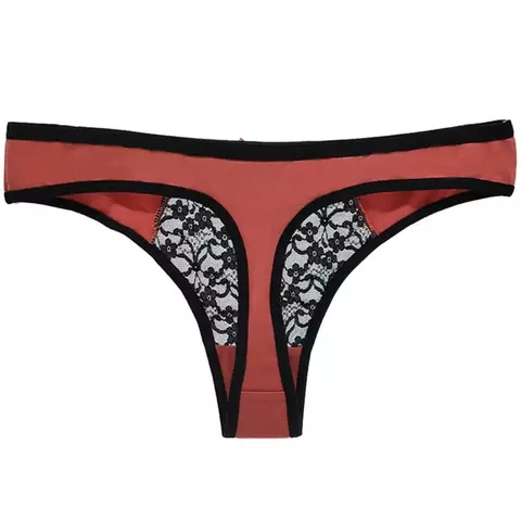 Meninas adolescentes com renda calcinha fio dental com arco, cuecas respiráveis