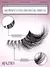 GROINNEYA Half Lashes Half Lashes Soft Natural Clear Band Lashes Natural Look Fa