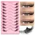 Imagen de GROINNEYA Half Lashes Half Lashes Soft Natural Clear Band Lashes Natural Look Fa