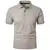 Camisa polo de manga curta masculina, camiseta lapela, streetwear leve, tops esp - comprar online