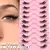 GROINNEYA Half Lashes Half Lashes Soft Natural Clear Band Lashes Natural Look Fa - Allpha Shope