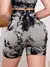 Image of Shorts de Tie Dye Lifting Butt Lift feminino, Cintura alta, Stretch Sport, ao ar