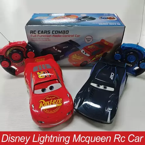 Disney Pixar Cars 3 Carro de Controle Remoto, Relâmpago Mcqueen, Brinquedo Elé