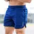 Imagem do Calções de malha respirável para homens, calções masculinos de treino de ginástica, roupa esportiva de secagem rápida, calça curta basculante, verão