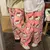 Hello Kitty Pijama de flanela feminina, calça de lã quente, anime kawaii, pret - tienda online