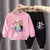 Fato de treino infantil Elsa Princess, moletom e calça moletom, pulôver femini - online store