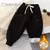 Calça de moletom grossa casual para meninos e meninas, calça esportiva solta p en internet