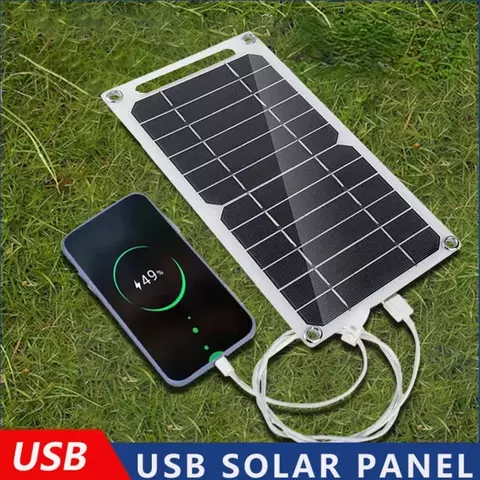 Atacado painel solar 1-14pcs usb à prova d&#39;água caminhada ao ar livre acam