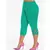 Imagem do Leggings casuais sem costura feminina, calça curta de capri, capri tamanho gran