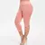 Leggings casuais sem costura feminina, calça curta de capri, capri tamanho gran