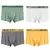 4 peças cuecas masculinas moda boxer shorts roupa interior calcinha masculina p - buy online