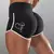 Roupa interior esportiva de cintura alta para mulheres, calções apertadas e de na internet