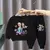 Fato de treino infantil Elsa Princess, moletom e calça moletom, pulôver femini on internet