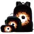 Bolsas escolares com estampa de chama 3D, mochila de basquete e futebol, lanchei - comprar online