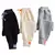 Calças de moletom largas femininas, calças esportivas oversize, corredores gro - loja online