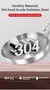 Frigideira de aço inoxidável 304, Panela Wok grossa, Frigideira de aço 5 cama - Allpha Shope